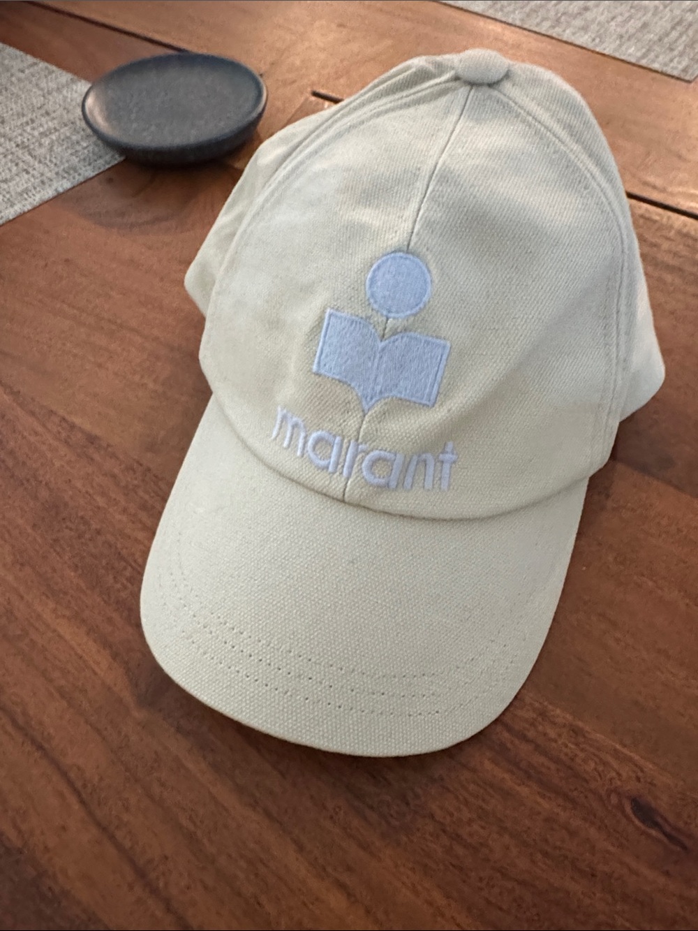 Worn once Isabel marant Cream Logo Baseball Cap